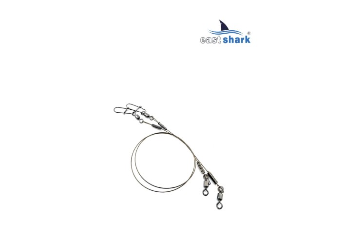 Поводок EastShark титановый 0.39*13см