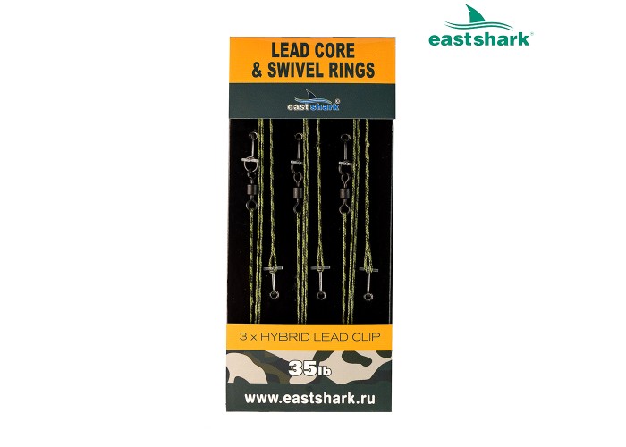 Монтаж Leadcore & swivel rings 35lb #013