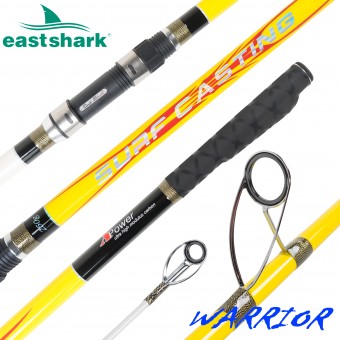 Морское удилище EastShark Warrior Surf 100/250gr 4.2m желтый