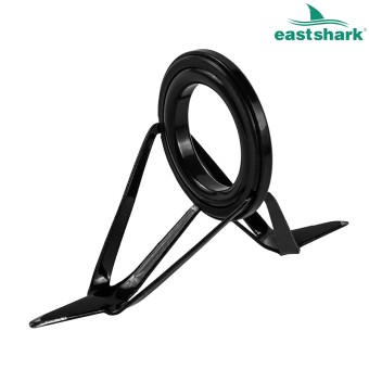 Кольцо керамика + вставка 2 ножки черное 30 мм.