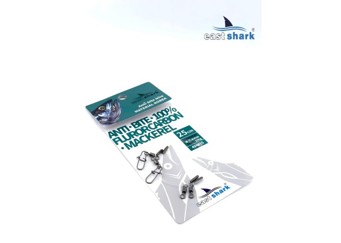 Поводок EastShark флюорокарбоновый 0.3*40см