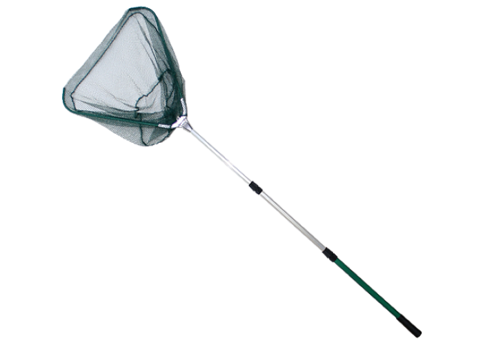 Подсак треугольный зелёный капрон 700