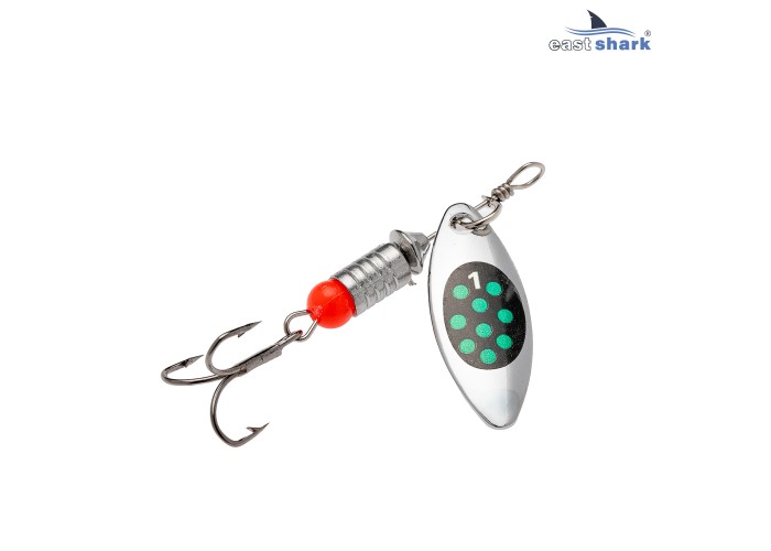 Блесна вращающаяся (уп./5шт.) EastShark Longer размер-1 col.#602