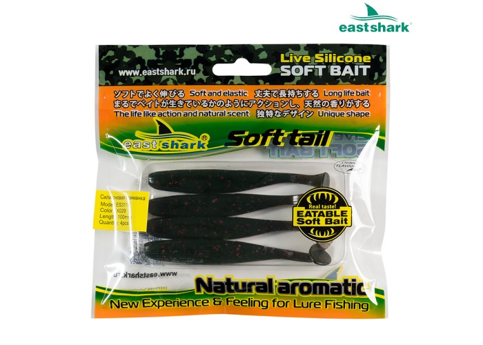 Силиконовая приманка ES3118 100 мм (4 шт/уп) color: X029