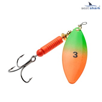 Блесна вращающаяся (уп./5шт.) EastShark Longer размер-3 (9.5 грамм) col.#658