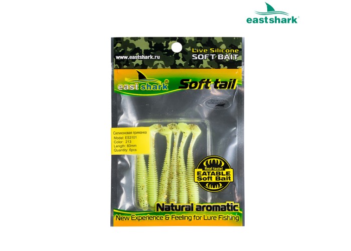 Силиконовая приманка ES3101 60 мм (6 шт/уп) color: 213