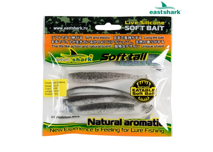Силиконовая приманка ES3118 100 мм (4 шт/уп) color: K008