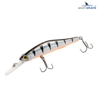 Воблер EastShark Croofed 8см. 9г. 1-2m Suspend col.#001