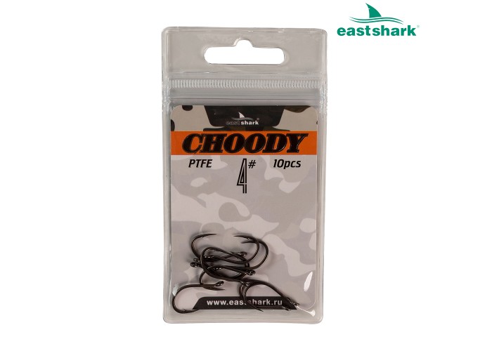 Крючки тефлон EastShark CHOODY №4 (уп.10шт.)