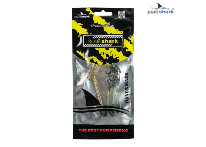 Коромысло оснащенное 2 крючка №8 (уп./10шт.)