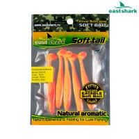 Силиконовая приманка ES3118 75 мм (5 шт/уп) color: K042 Силиконовая приманка ES3118 75 мм (5 шт/уп) color: K042