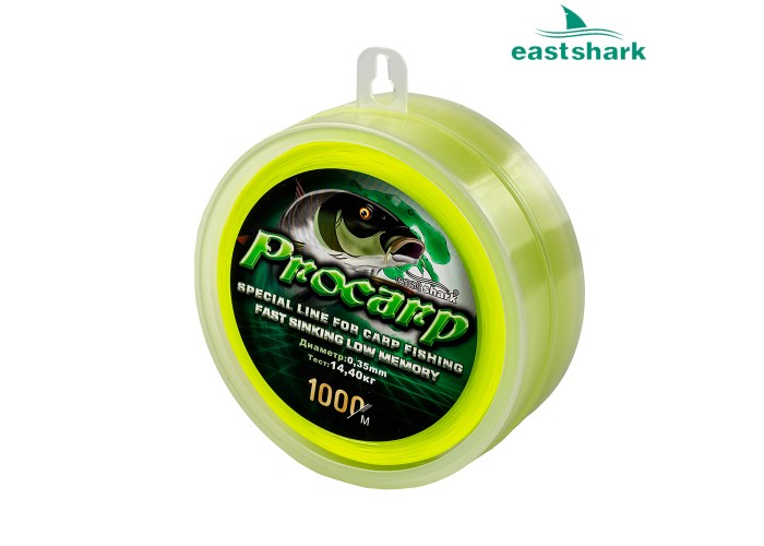 Леска PROCARP 1000м желтая 0,30  (Уцененный товар, без скидок и возврата)