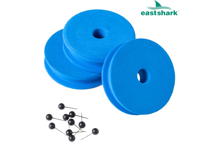 Поводочница круглая набор 10 шт. Е 018 синяя