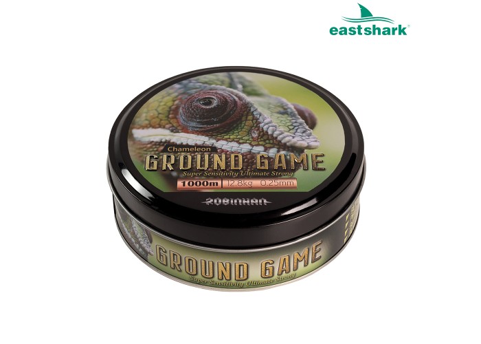 Леска Ground Game 1000 м 0,30 CHAMELEON черно-зеленая