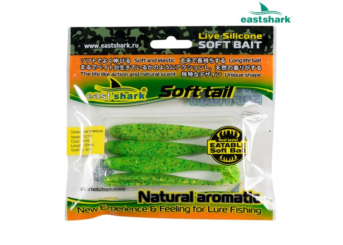 Силиконовая приманка ES3118 100 мм (4 шт/уп) color: X009