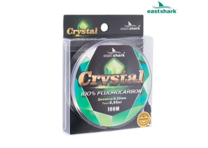 Леска Crystal (fluorocarbon) 100 м 0,35