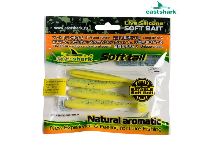 Силиконовая приманка ES3118 100 мм (4 шт/уп) color: K019