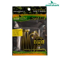 Силиконовая приманка ES3101 60 мм (6 шт/уп) color: LW04 Силиконовая приманка ES3101 60 мм (6 шт/уп) color: LW04