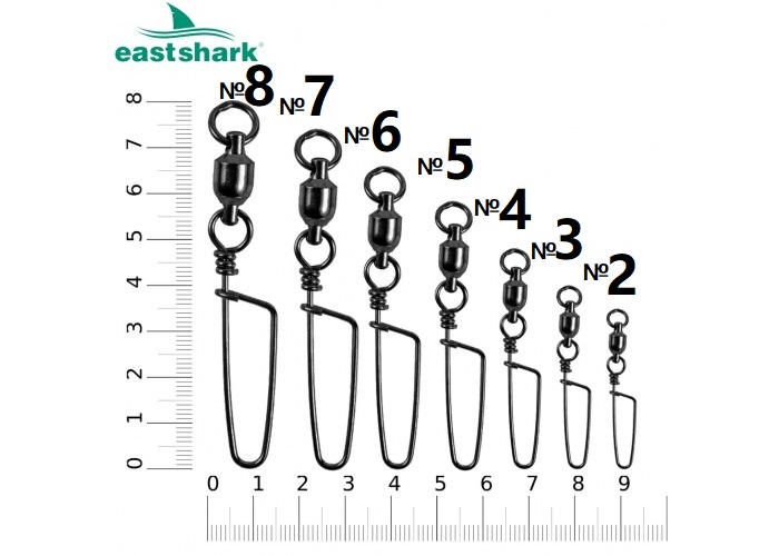 Вертлюг c подшипником + карабин №5
