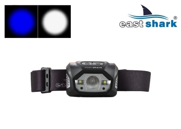 Фонарь налобный EastShark SLS-37533 синий свет