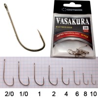 Крючки New Vasakura BAITHOLDER белые № 10