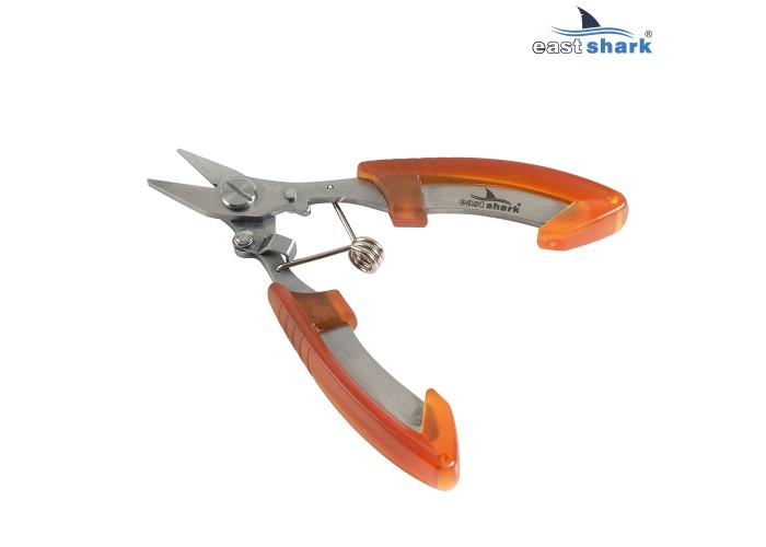 Ножницы рыболовные EastShark XP 413 коричневые