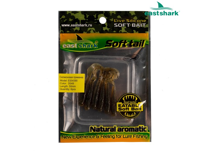 Силиконовая приманка ES54390 50 мм (6 шт/уп) color: D049