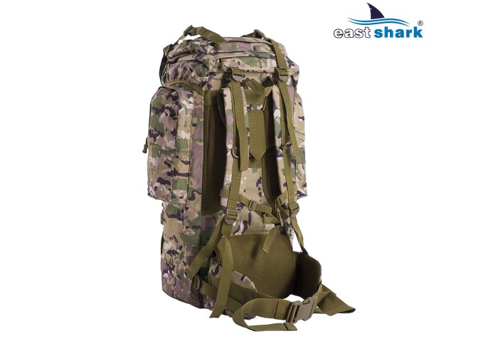 Рюкзак EastShark ES-6099 80L ортопедическая спина песчаный камуфляж