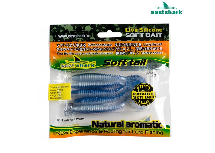 Силиконовая приманка ES5413 90 мм (5 шт/уп) color: K049